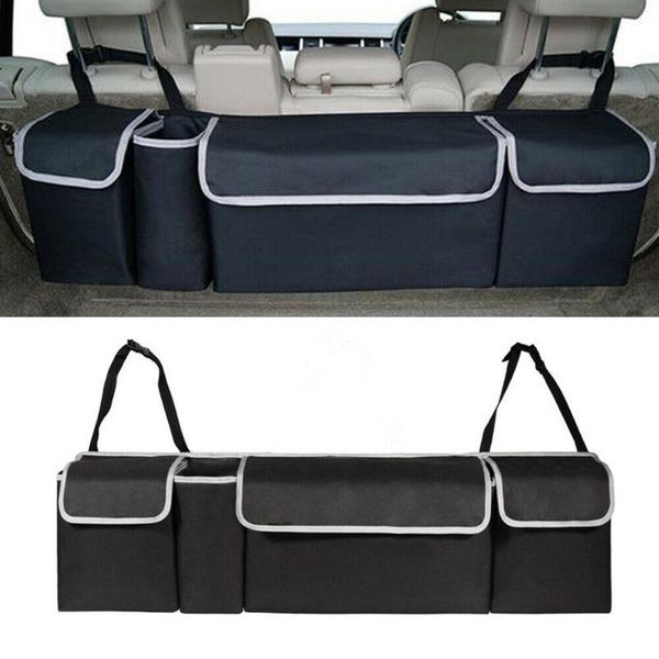

car organizer universal tuning seat back multi-pocket storage bag holder phone bottle tissue creative gadget accessories