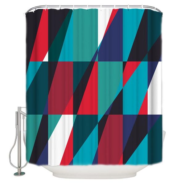 

abstract line art bathroom shower curtains fabric accessories curtain sets childrens unique ring