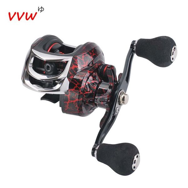 

18+1bb fishing reel carbon shell high speed ratio 7.2:1 max drag 10kg baitcasting casting reels