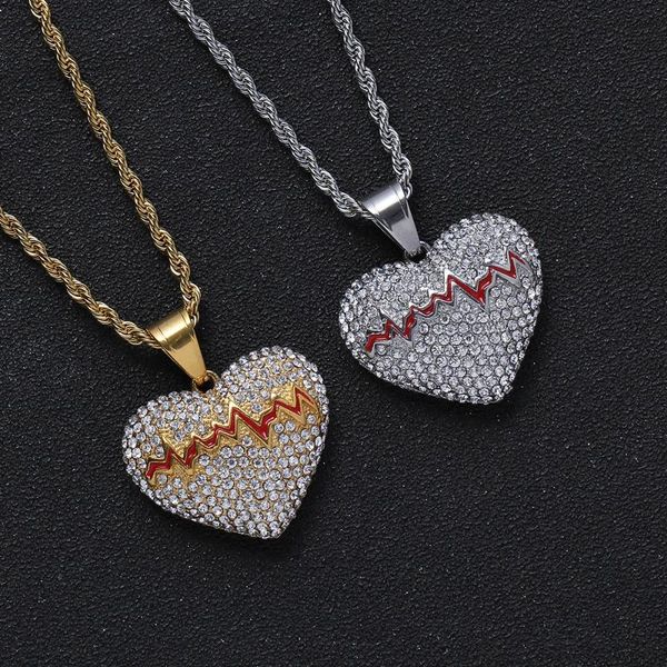 

stainless steel 2 colors heart pendants&necklace for men and women sn217 pendant necklaces, Silver