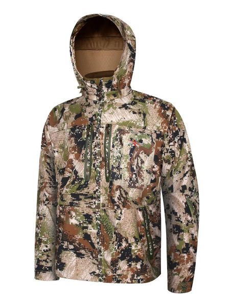 

hunting jackets 2021 sitex lazo jacket ultralight rainproof color subalpine, Camo;black