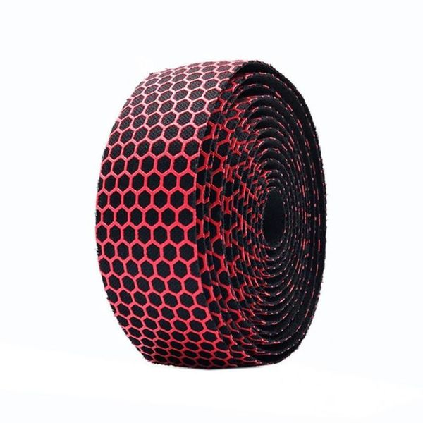 

bike handlebars &components 2pcs honeycomb design handlebar tapes soft breathable belts with bar plugs