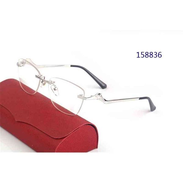 

new retro small frame frameless sunglasses female street european and american metal trend sunglasses us up 60% off, White;black