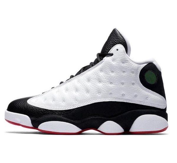 

wholesale 17color jumpman 13 men basketball shoes 13s court purple reverse bred flint gold glitter playground mens sports sneakers size 7-13