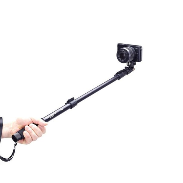 

selfie monopods extendable stick aluminum alloy handheld monopod pole with 1/4 inch screw phone holder for digital mini camera smartphone