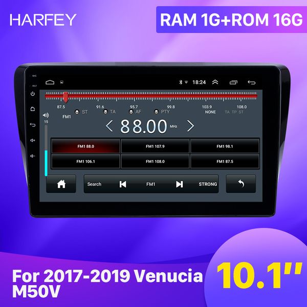 

car dvd gps radio android 10.1 inch for 2017-2019 venucia m50v with hd touchscreen support carplay backup camera