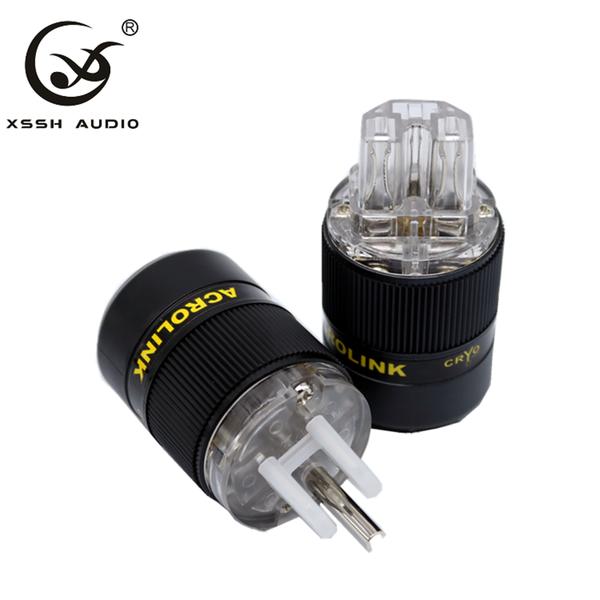 

smart power plugs xssh audio hi-end hifi cable plug us uk eu 15a 125a 250a conector iec