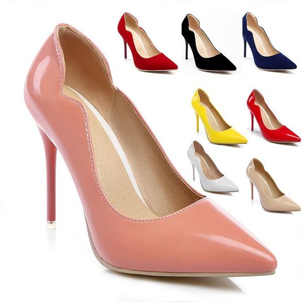 

women's shoes .3cm fashion thin heel leather large us 5 ~ 15 sandals, Black