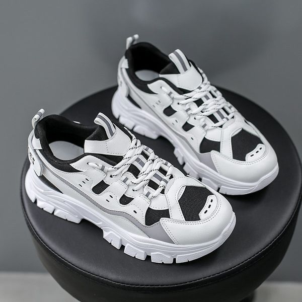 

autumn chunky fashion 2021 new comfortable lace up shoes for womens female running trainers dad shoes