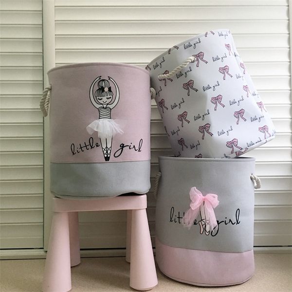 

foding aundry basket dirty cothes storage basket for kids chid toys organizers sundries paniers de rangement barre cotton