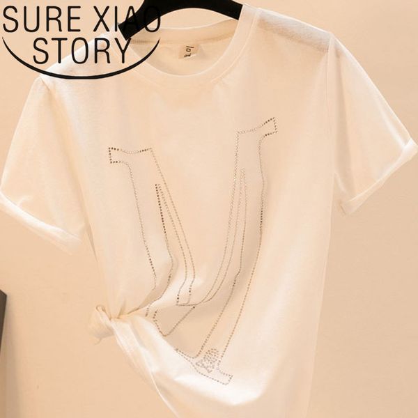 

fashion solid white shirt women shirts korean clothes short sleeve 2756 50 210415
