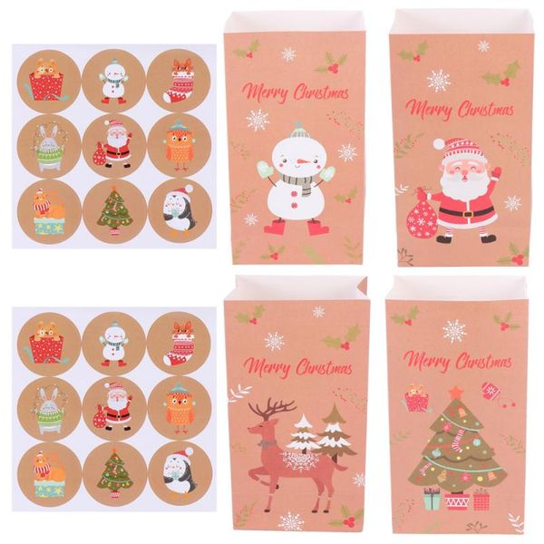 

gift wrap 1 set christmas theme party candy bags biscuits for