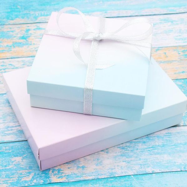 

gift wrap 50pcs color gradient styled presentation box,paper packaging box,,party,favor,wedding handmade food package,two sizes