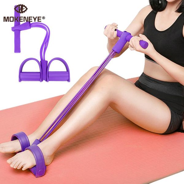 

tension rope resistance yoga belly trainer latex pedal lightweight strong fitness elastic bands for workout equipment