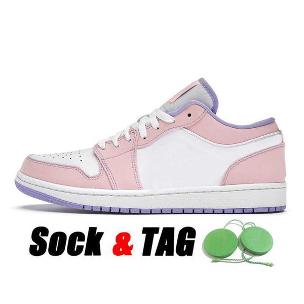 

wholesale fashion retro basketball shoes 1 1s low mens womens atomic orange paint drip court purple game royal jumpman trainers sneakers