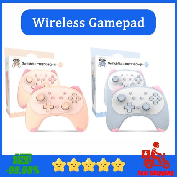 

wireless game controller for switch type-c bluetooth voice wake-up 3.5mm jack dual connection method double vibration motor controllers & jo