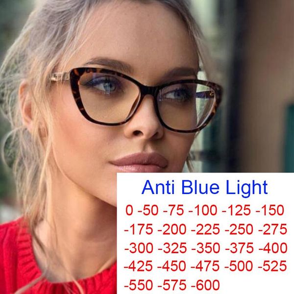 

sunglasses retro tortoiseshell finished myopia glasses anti blue light cat eye prescription eyeglasses shortsight eyewear diopter 0 to -6.0, White;black