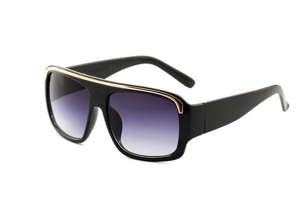 260 occhiali da sole da uomo dal design classico Moda Montatura ovale Rivestimento UV400 Lente Fibra di carbonio Gambe Stile estivo Occhiali con
