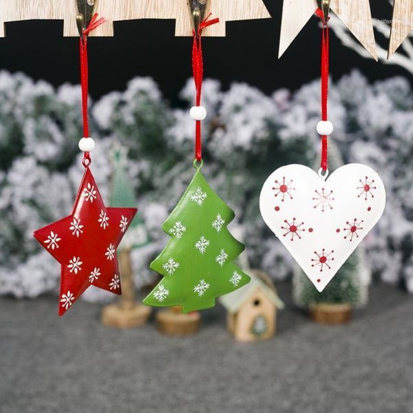 

christmas decorations bell pendant iron decor for home tree ornaments xmas gifts1