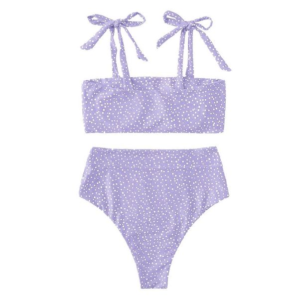 

women's swimwear summer ladies printing beachwear bikini set split swimsuit, White;black