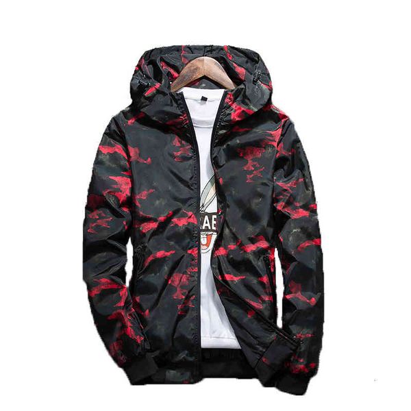 

men's jackets spring autumn mens casual camouflage hoodie jacket men waterproof clothes 's windbreaker coat male outwear 4xl zscu, Black;brown
