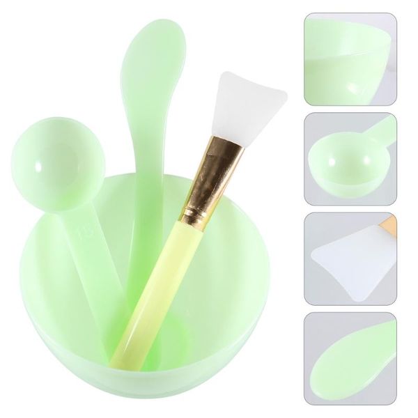 

eyebrow tools & stencils 1 set of beauty bowl silicone brush measuring spoon diy mask stirring rod