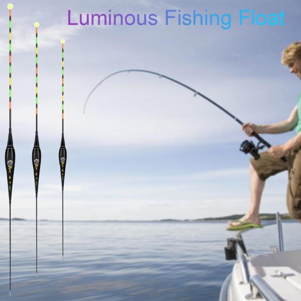 

fishing accessories smart float bite alarm fish bait led light changing floats auto intelligent remind for night