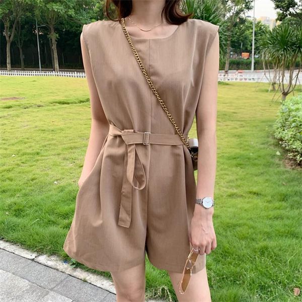 

women's jumpsuits & rompers zcwxm 2021 summer woman loose casual fashionable empire lace up wide leg pants playsuit regular, Black;white
