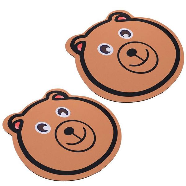 

mouse pads & wrist rests 2pcs cartoon animal computer lovely mats for home