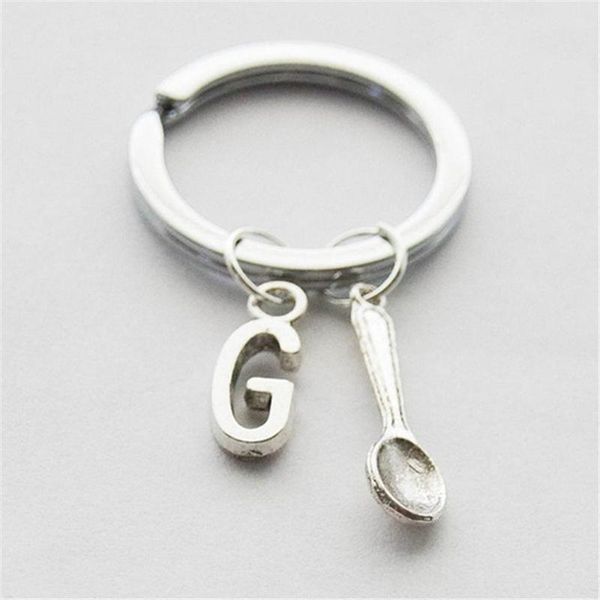 

keychains spoon keychain, mom gift, gift ideas, teaspoon key ring, serving keychains, utensil, Silver