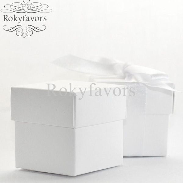 

gift wrap 50pcs 2inch square white candy boxes favors party gifts anniversary event birthday shower chocolate sweet package