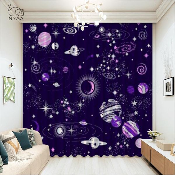 

bead curtain moon partition room black curtains for bedroom astronaut decoration gothic living micro shading & drapes