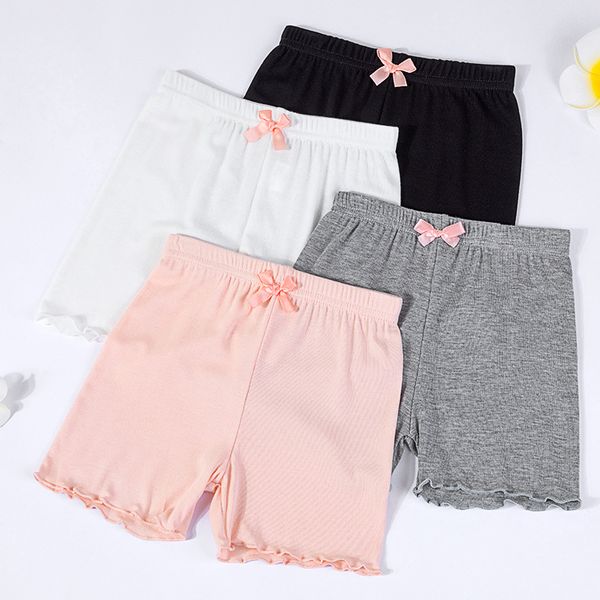 

girls' safety pants, anti-empty girls' leggings, cotton fungus lace three-point safety pants, Camo