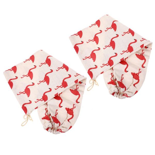 

storage bags 2pcs home use door hanging sundries holders cotton linen