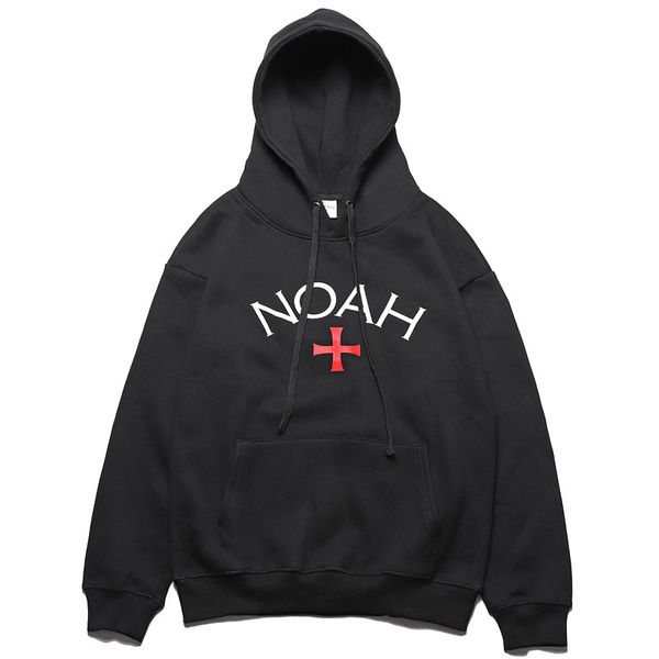 

autumn winter cotton noah core hoodie men women casual oversize pullovers gray black white noah sweatshirts c0401