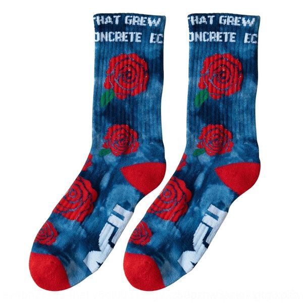 

jYV men's and street for and winter tie dyed terry socks autumn socks autumn winter tie dyed terr lovers, Black