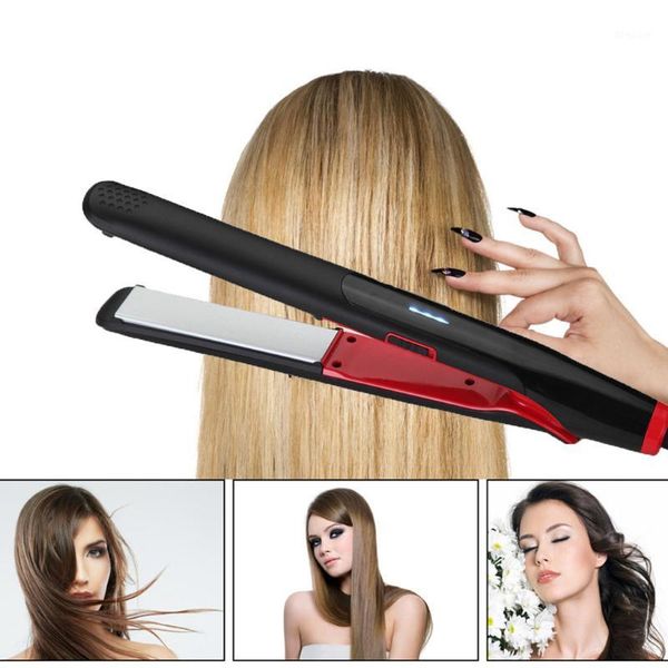 

professional steam hair straightener ceramic iron curler styler styling tool fast temperature straightening1, Brown