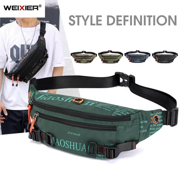 

waist bags hip hop bum bag women men's fanny pack street fashion chest crossbody sport running belt cool packs