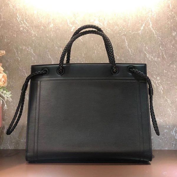 

lager capacity women tote bag shopping bags plain genuine leather lette handbag classic style lady handbags weave handle