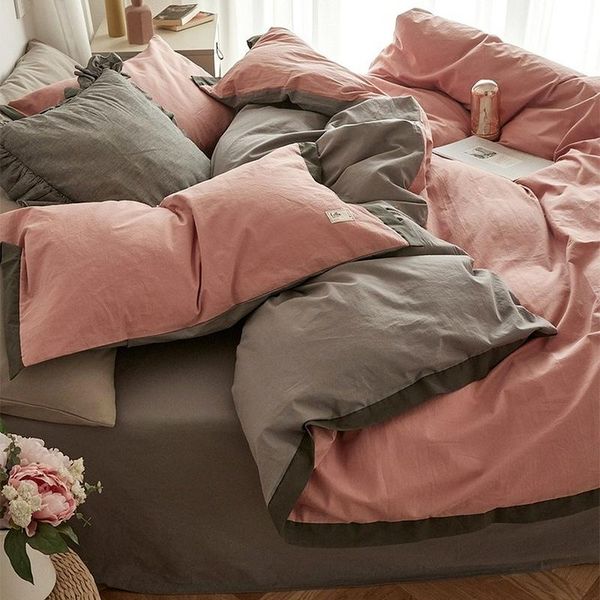 

bedding sets quilt cover bed sheet fitted set king size twin pillow case