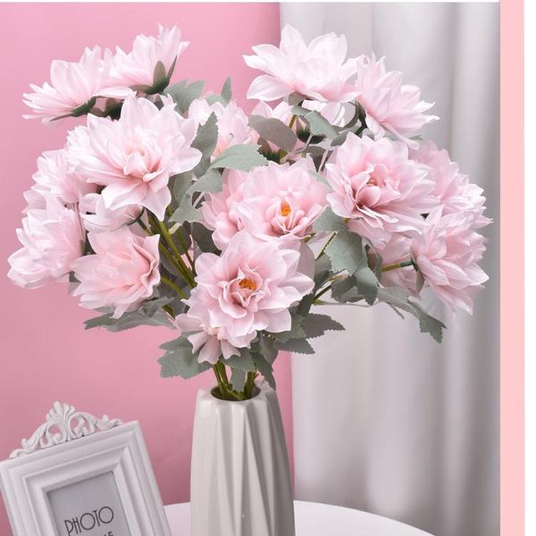 

decorative flowers & wreaths 6 artificial peony flowers, wedding arrangement, silk scene guide, garden decoration flower arrangement diy