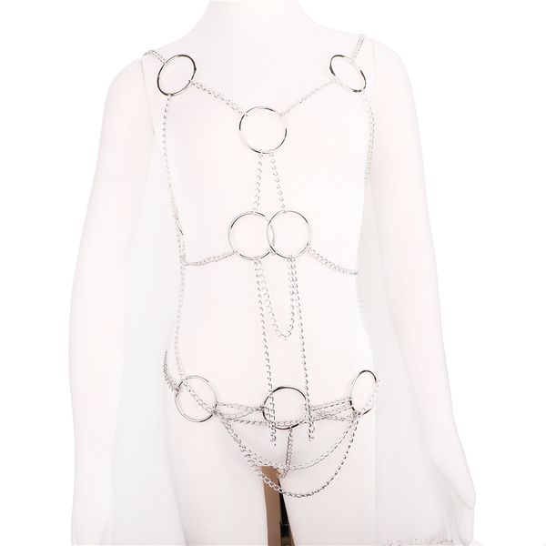 

suit products women's binding and fettering chain, Black;white