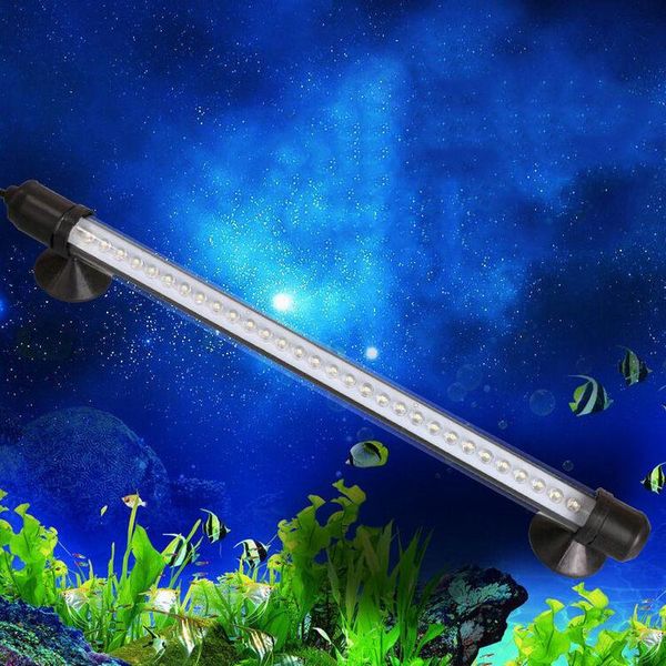

aquariums lighting aquarium fish tank waterproof ip68 30led bar light submersible strip 1.8w 28cm pond fountain underwater decor