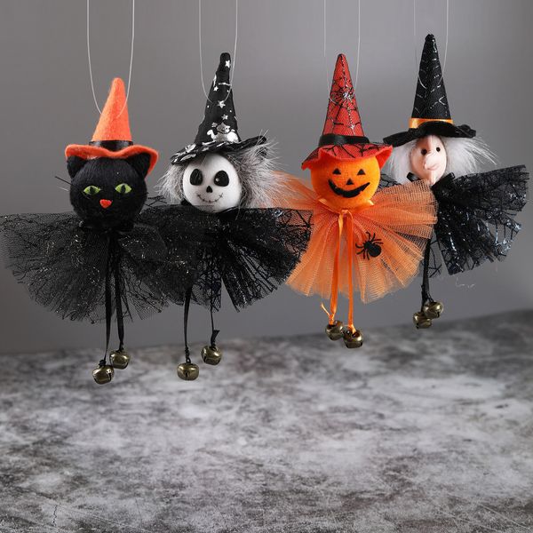 

halloween party bar decoration pumpkin ghost witch black cat pendant scary