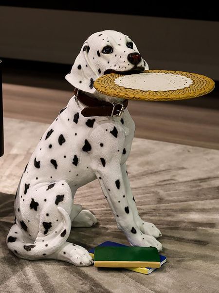

decorative objects & figurines [hht] creative large floor ornaments living room dog sculpture tissue box shelf home decoration accessories n