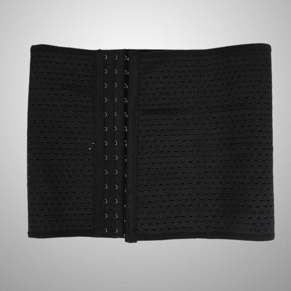 

waist trimmer belt fitness slimming protective waistband - size (black) support, Black;gray