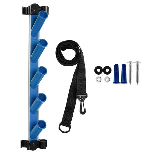 

swimming supplies hook cleaning tool storage bracket 5 hooks space-saving rack outdoor hanger watering equipments