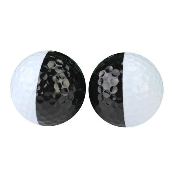 

golf balls double color gift ball practice two layers outdoor exercise 1pcs