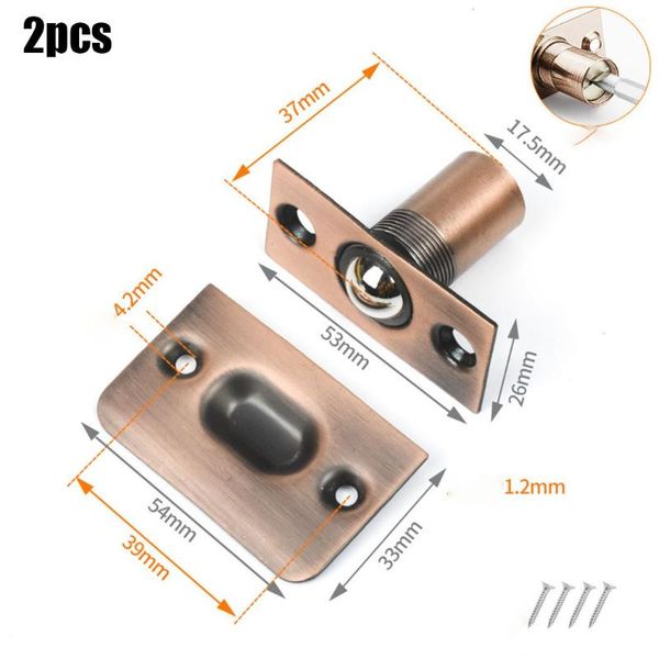 

2/3pcs door catch adjustable roller ball closet drive-in craft tools
