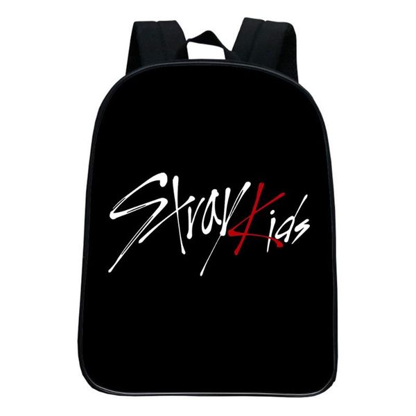

backpack stray kids backpacks boy girl children bag fashion cartoon zipper small school singer casual bookbag mochila